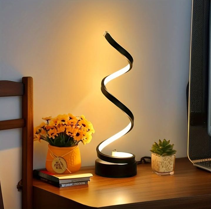 Spiral LED Table Lamp