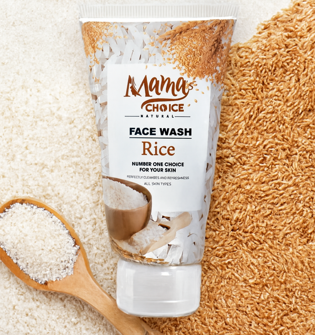 Natural rice face wash for instant glow